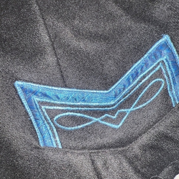 VINTAGE Adobe Rose Vest Womens Wool Blend Western Button Up 90s - Picture 6 of 6